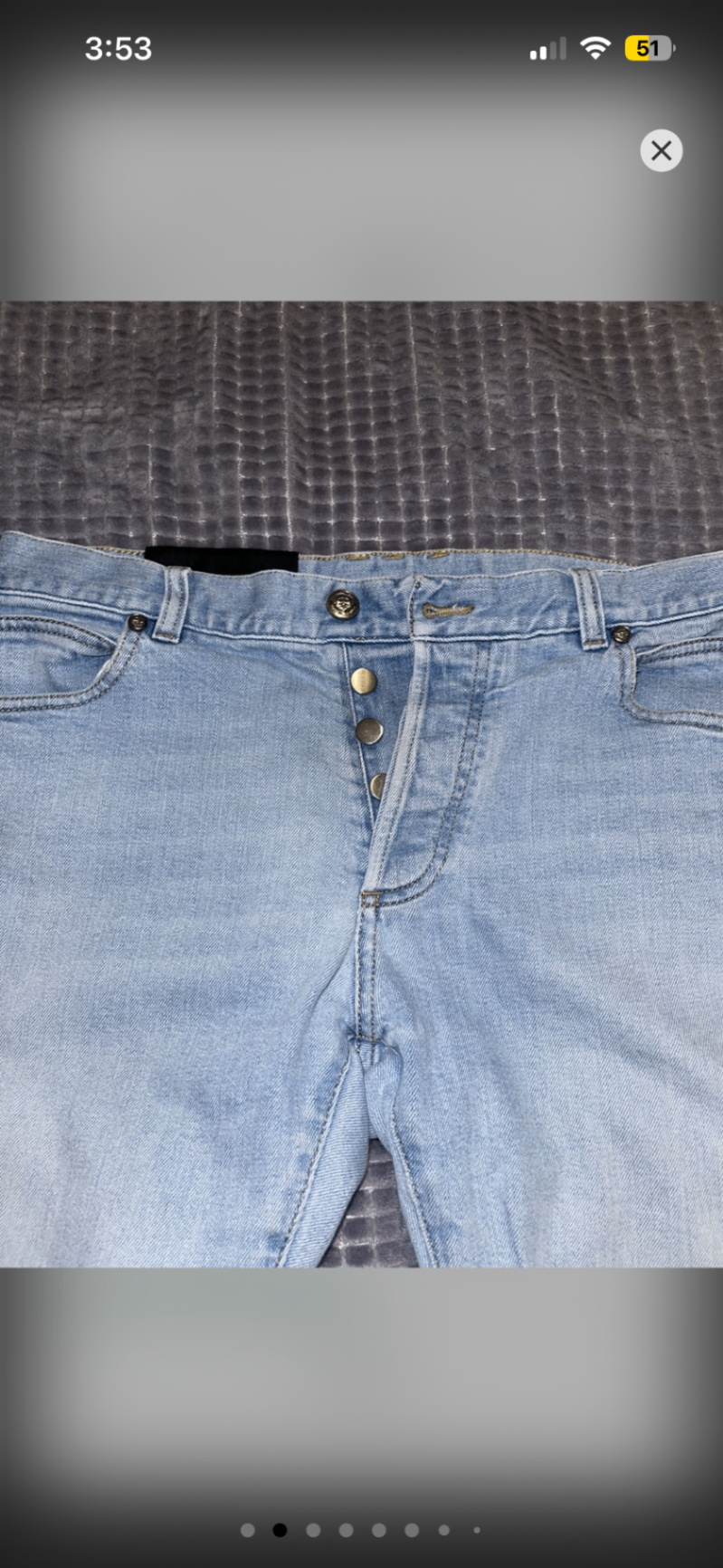 Slim Balmain Jeans detail view 2