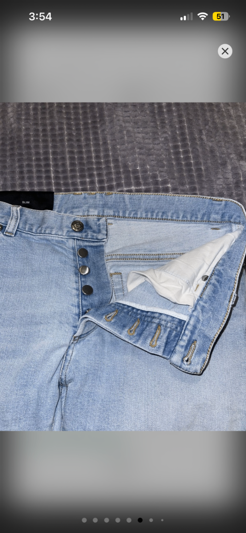 Slim Balmain Jeans detail view 6