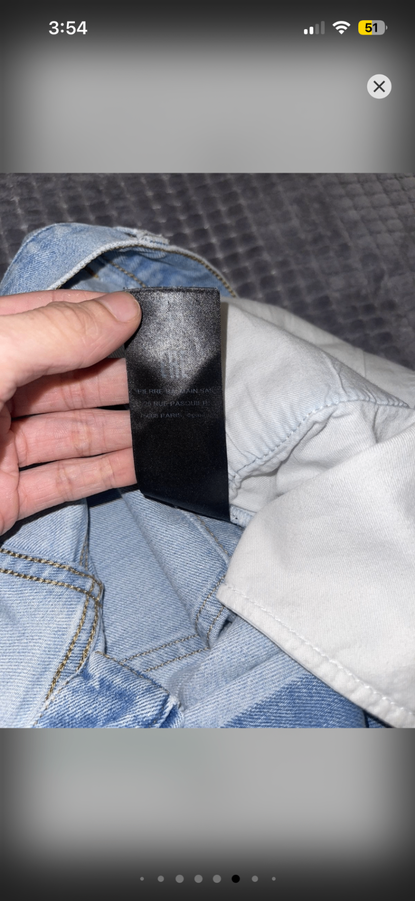 Slim Balmain Jeans detail view 8